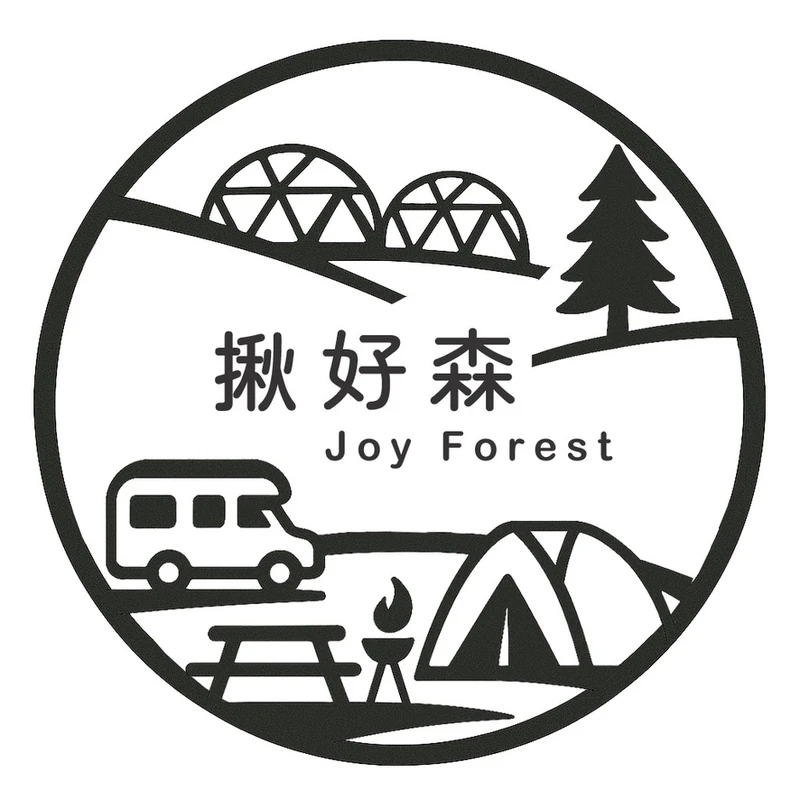 Joy Forest campervan and camping brand logo