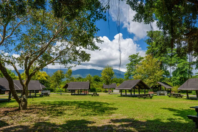 On-site scenery and campervan overnight setting at Hualien Ruisui｜Ruisui Campground & Hot Springs