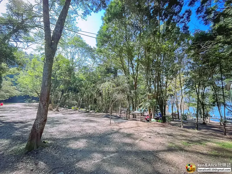 On-site scenery and campervan overnight setting at Nantou Sun Moon Lake｜Tipoka Campground