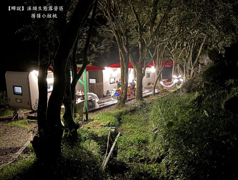 On-site scenery and campervan overnight setting at Nantou Lugu｜Xitou Eco Campground